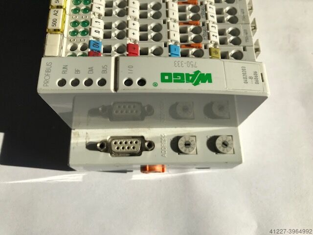 Feldbuskoppler mit 19 Busklemmen Wago Profibus