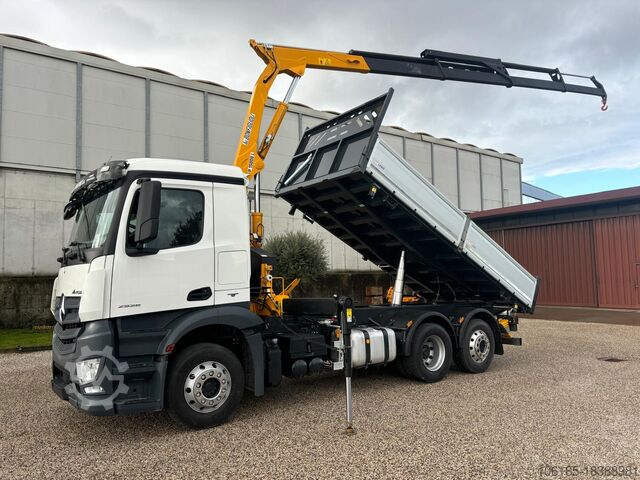 Three-side tipper truck Mercedes-Benz ANTOS 2536