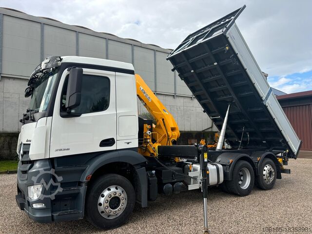 Three-side tipper truck Mercedes-Benz ANTOS 2536