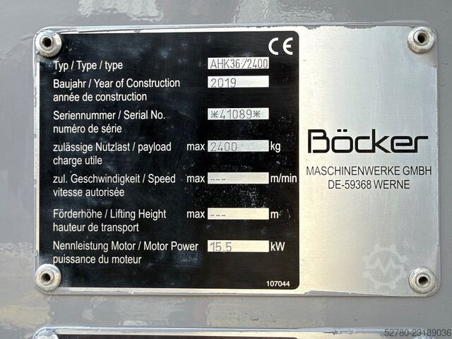  Bocker AHK 36/2400