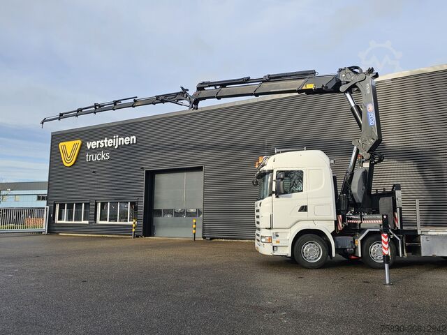 Læsseplatform Scania R480 8X2 / HMF 60 t/m + JIB / RETARDER