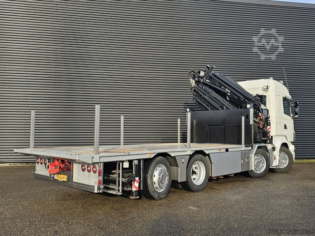 Læsseplatform Scania R480 8X2 / HMF 60 t/m + JIB / RETARDER