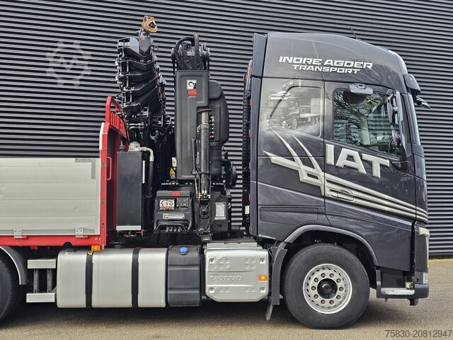 Platforma ładunkowa Volvo FH 540 8x4*4 / HIAB 548E-9 CRANE + WINCH / KRAN