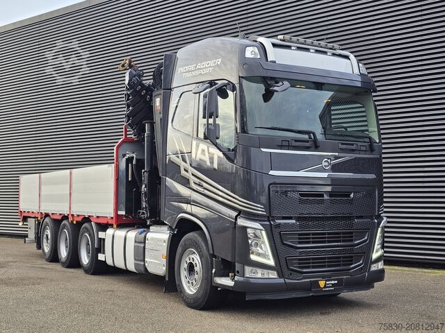 Platforma ładunkowa Volvo FH 540 8x4*4 / HIAB 548E-9 CRANE + WINCH / KRAN