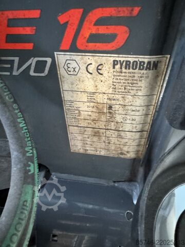 E 16 - 386 / 02 Evo * Atex EX * Pyroban 3G / Ζώνη 2 * Τριπλό FFL !! ΝΕΑ μπαταρία !! LINDE E 16 - 386 / 02 Evo * Atex EX * Pyroban 3G / Zone 2 * Triplex FFL !! NEW battery !!