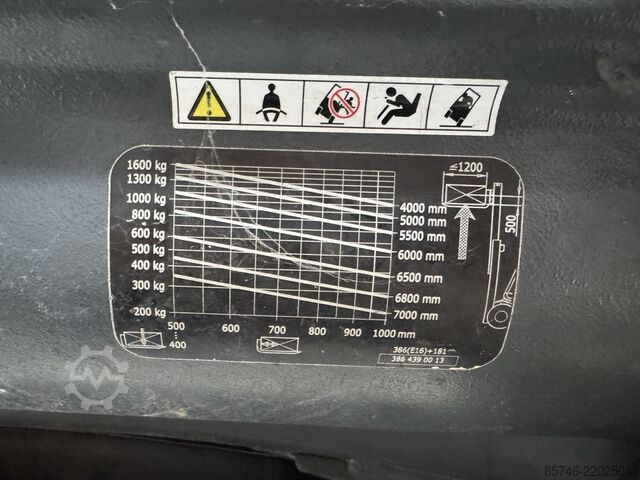 E 16 - 386 / 02 Evo * Atex EX * Pyroban 3G / Ζώνη 2 * Τριπλό FFL !! ΝΕΑ μπαταρία !! LINDE E 16 - 386 / 02 Evo * Atex EX * Pyroban 3G / Zone 2 * Triplex FFL !! NEW battery !!