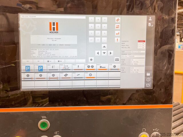 Jednostranná olepovačka hran HOLZHER LUMINA + MASTER 5510