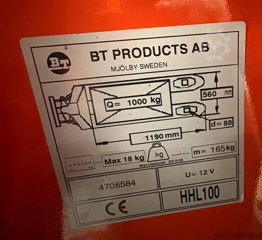 Scherenhubwagen BT 