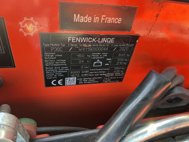 Tractor de remorcare Linde P30C