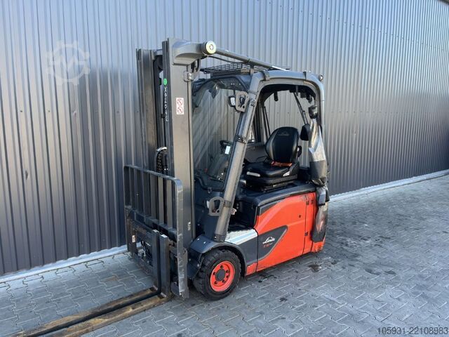 Elektrisk trehjulsgaffeltruck Linde E16-02