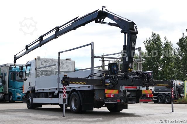 Ladbil med lad VOLVO FL 280 Pritsche Kran HIAB Bordwände Euro 6