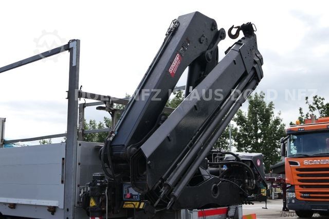 Ladbil med lad VOLVO FL 280 Pritsche Kran HIAB Bordwände Euro 6