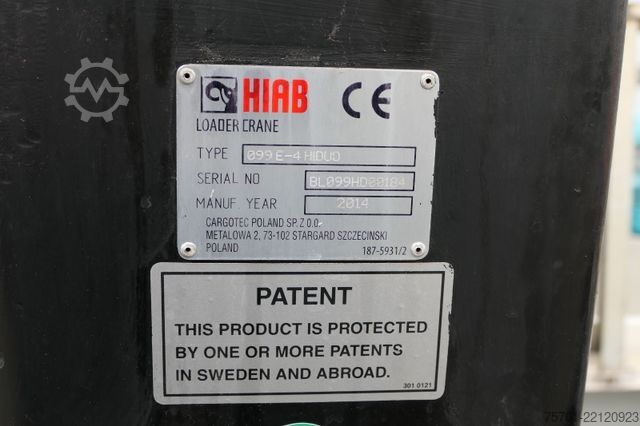 Ladbil med lad VOLVO FL 280 Pritsche Kran HIAB Bordwände Euro 6