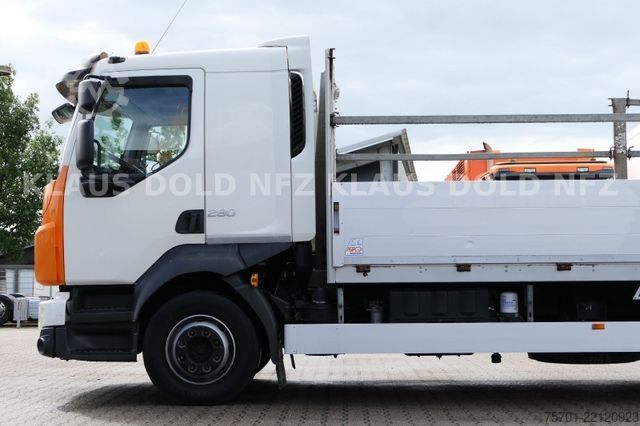Ladbil med lad VOLVO FL 280 Pritsche Kran HIAB Bordwände Euro 6