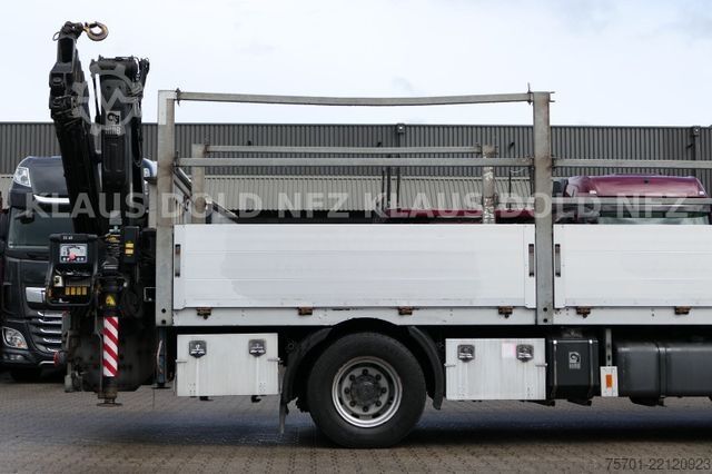 Ladbil med lad VOLVO FL 280 Pritsche Kran HIAB Bordwände Euro 6