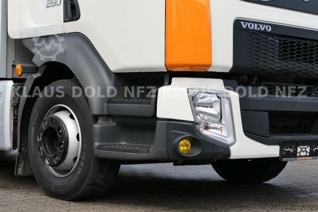 Ladbil med lad VOLVO FL 280 Pritsche Kran HIAB Bordwände Euro 6