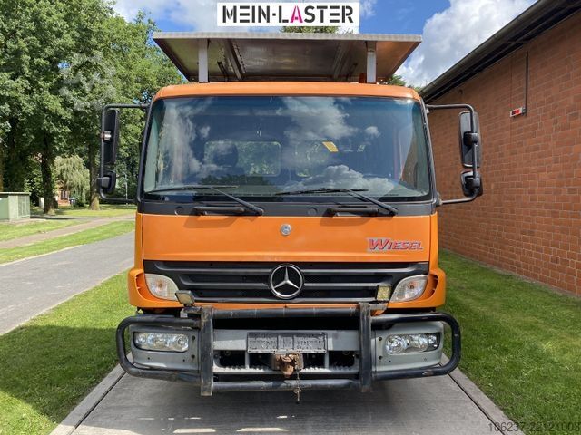 Camión con caja móvil MERCEDES-BENZ Kamag Wiesel Umsetzter Sattelplatte