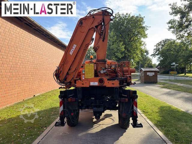 Autokranwagen UNIMOG U 1100 Atlas AK 3006 nur 14.215 km-1. Hand