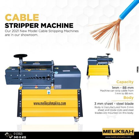 Máquina de descarnar cabos Melikşah Makina MLK 201
