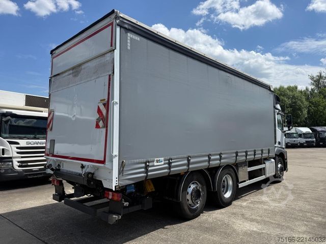 Camión plataforma con toldo MERCEDES-BENZ ANTOS 2540 L Pritsche/Pl. 7,30 m LBW 2 T*ADR