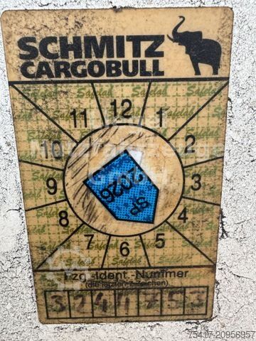 Semirimorchio con telone SCHMITZ CARGOBULL SCB S3T standard*Lift*SP*TÜV*Palettenkasten