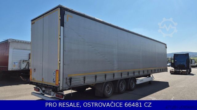 Semirimorchio con telone WIELTON NS3K MEGA + LIFTACHSE