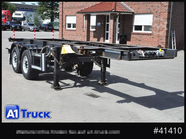 Semiremorcă cu caroserie interschimbabilă SCHMITZ SCF 18-20, 20 Fuss Container, Liftachse,