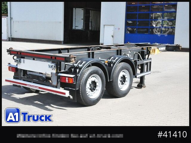Semiremorcă cu caroserie interschimbabilă SCHMITZ SCF 18-20, 20 Fuss Container, Liftachse,