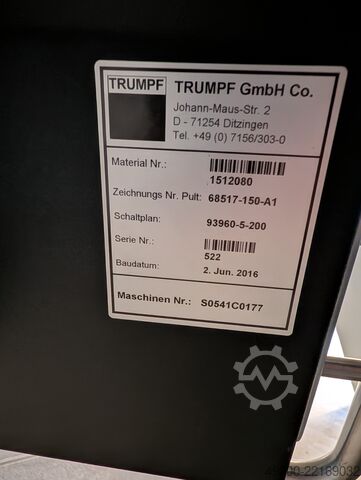 3D λέιζερ μηχάνημα κοπής TRUMPF TruLaser Cell 7040