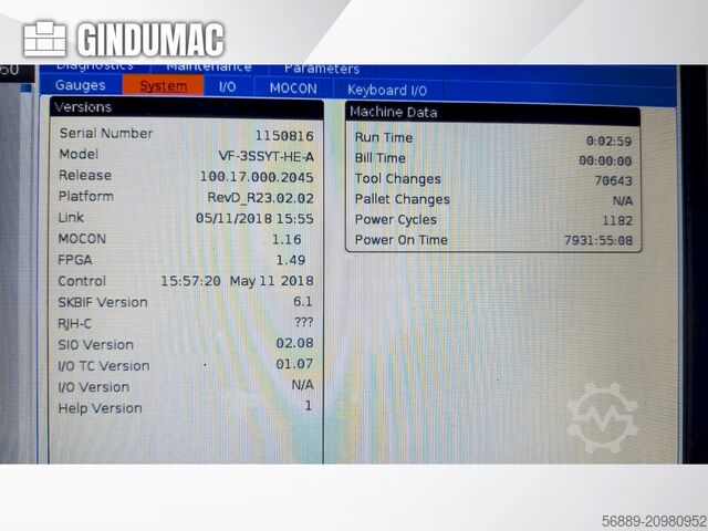 HAAS VF-3SSYT HAAS VF-3SSYT