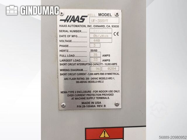 HAAS VF-3SSYT HAAS VF-3SSYT