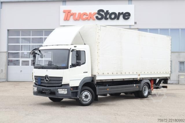 Kamion sa ravnom platformom i ceradom Mercedes-Benz Atego 1224 L