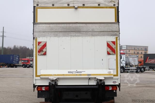 Kamion sa ravnom platformom i ceradom Mercedes-Benz Atego 1224 L