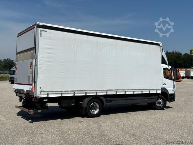 Kamion sa ravnom platformom i ceradom  Atego 1224L EDSCHA Curtainsider