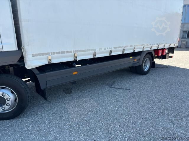 Kamion sa ravnom platformom i ceradom  Atego 1224L EDSCHA Curtainsider