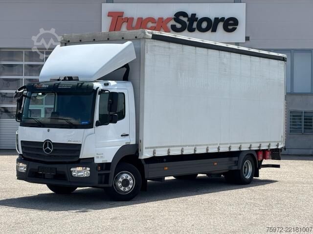 Kamion sa ravnom platformom i ceradom  Atego 1524L EDSCHA Curtainsider