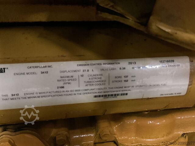 Aggregat Caterpillar 3412 STA, 900F