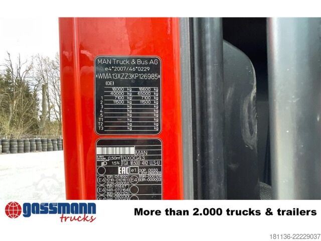 Standard nyergesvontató MAN TGX 18.500 4x2 LL SA, Retarder