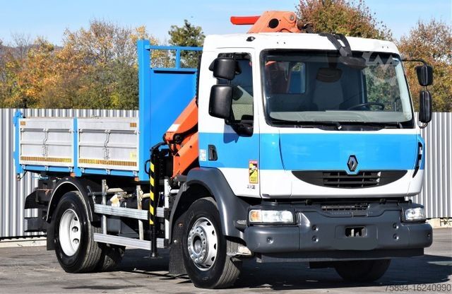 Autokran RENAULT MIDLUM 270 DXI *TIPPER 3,50m *PK 8501-K/FUNK