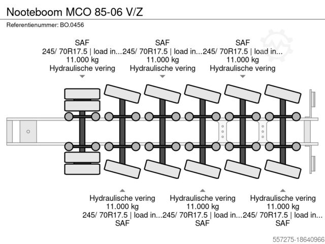 Semi-dieplader Nooteboom MCO 85-06 V/Z