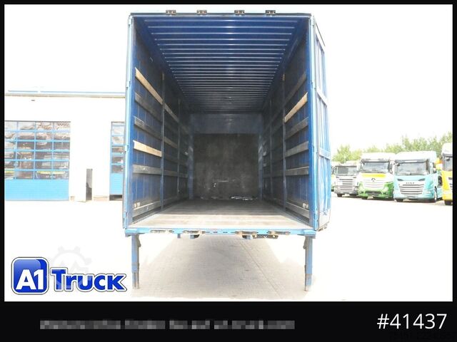 Chassis intercambiável com plataforma e lona KRONE Wechselbrücke Jumbo BDF 7,82, Code XL,