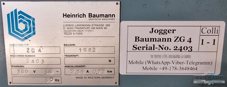 Jogger HEINRICH BAUMANN ZG 4