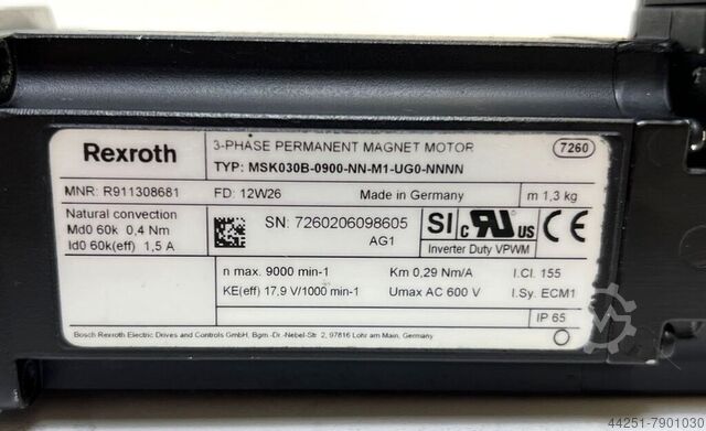 Σερβοκινητήρας REXROTH R911311555, R911308681