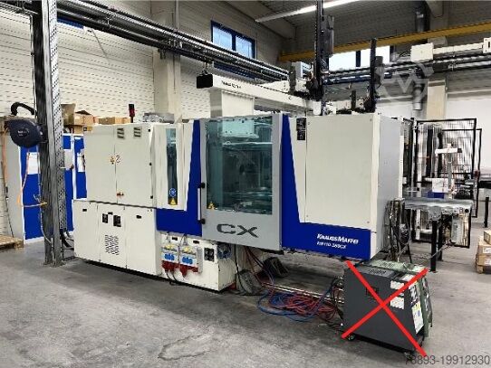 Spritzgießmaschine KraussMaffei KM 110-380 CX nur 25000 Std.