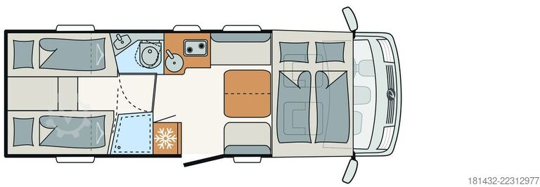 Camper integrado DETHLEFFS Trend I 7057 EBL Modell 2026