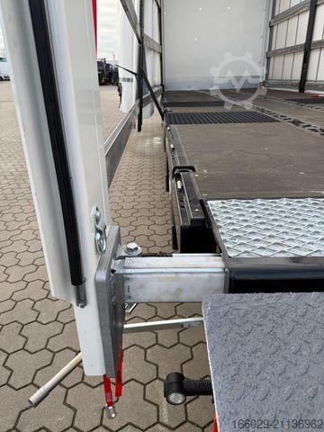 Biltransport lastbil MAN 26.440 6x2 mit Schwerlast-Ladebordwand Rampe