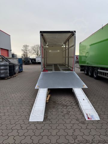 Biltransport lastbil MAN 26.440 6x2 mit Schwerlast-Ladebordwand Rampe