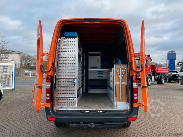 Hög tak skåpbil MERCEDES-BENZ Sprinter 314 CDI KA L2H2/ AC/ AHK 2.8/ Werkstatt