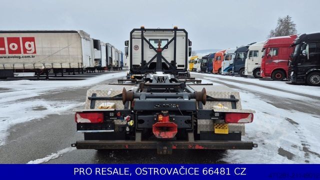 Haakarm vrachtwagen SCANIA P280 N323 4x2 E6 + ABROLLKIPP. + MANUAL
