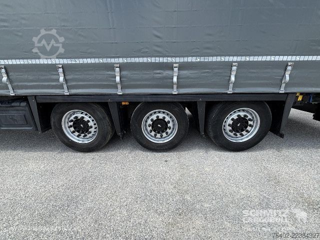 Open oplegger met zeil Schmitz Cargobull Semitrailer Curtainsider Mega